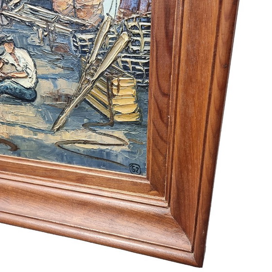 Georges Robert Mabille Harbor View in Oil on Canvas – Paintings & Drawings, Other (photo 6 of 7)