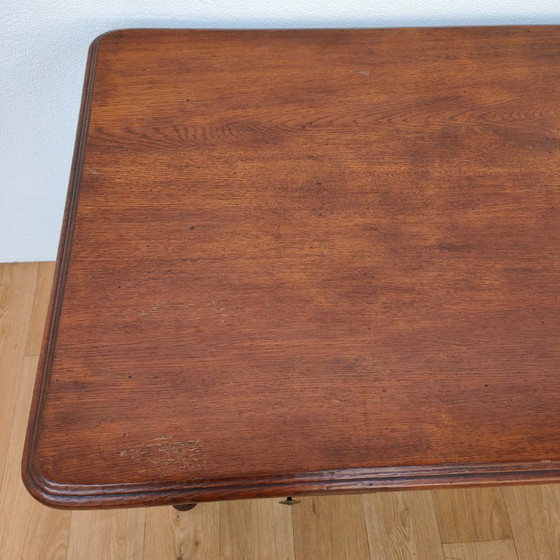 Bureau de banquier ancien en chêne, bureau en bois, bureau – Bureaux, Wood (photo 11 of 17)