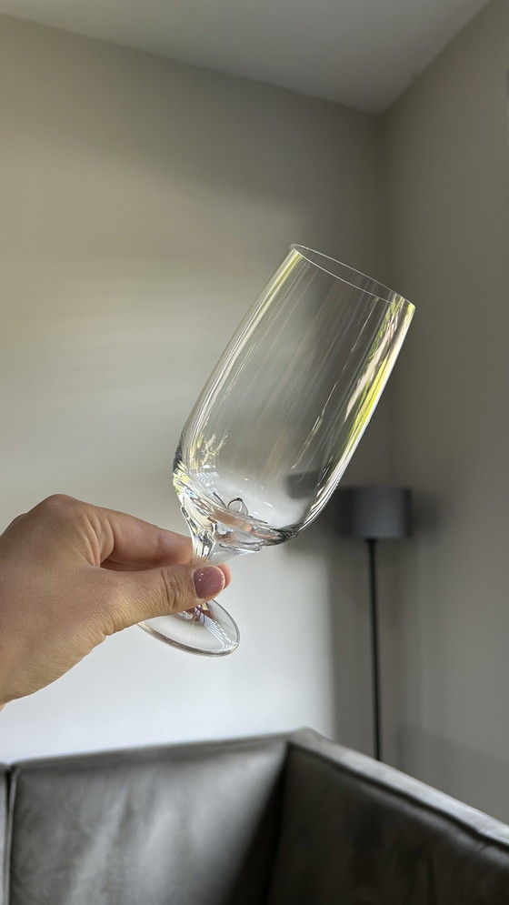 Image 1 of Beautiful Schott Zwiesel La Fleur crystal glass dinnerware