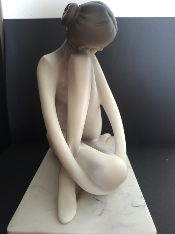 Image 1 of Art-Deco-Skulptur – Stilisierter Akt – 1920er Jahre
