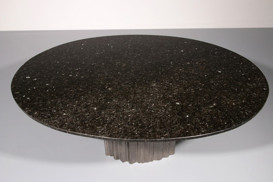 Image 1 of Chic Brutalist Dining Table by Max Papiri 1970 Italy