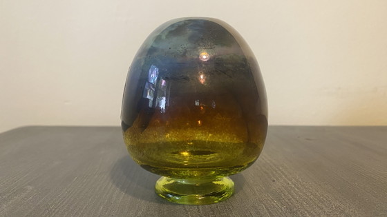 Image 1 of Flacon de parfum unique en verre soufflé à la bouche - Romuald Ribes (2011) - Signé