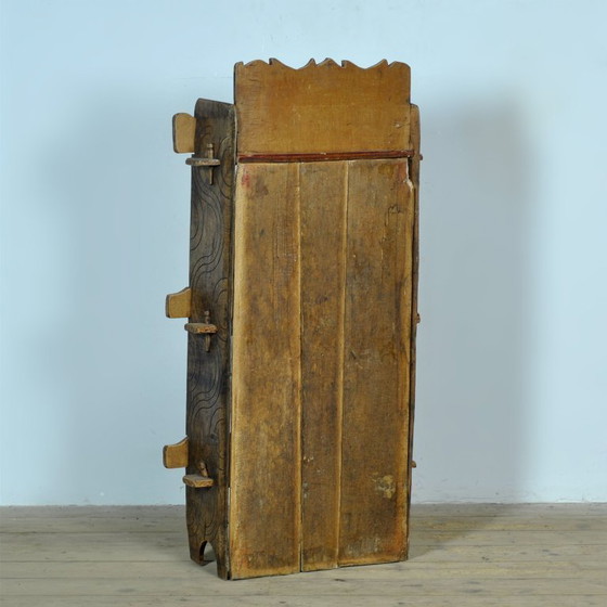 Image 1 of Beech Wabi Sabi cabinet, circa 1850