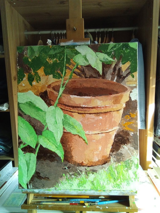 Untitled acrylic painting