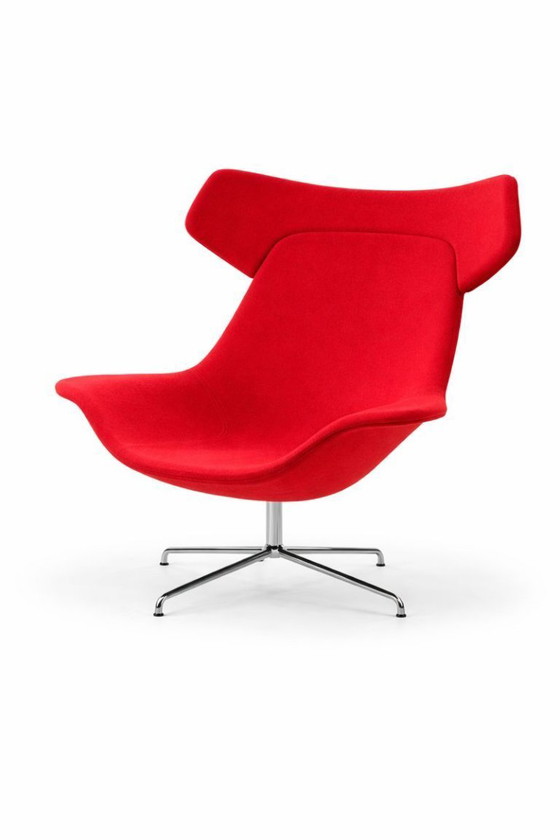 Image 1 of Poltrona Offecct Oyster Easychair rossa di Michael Sodeau
