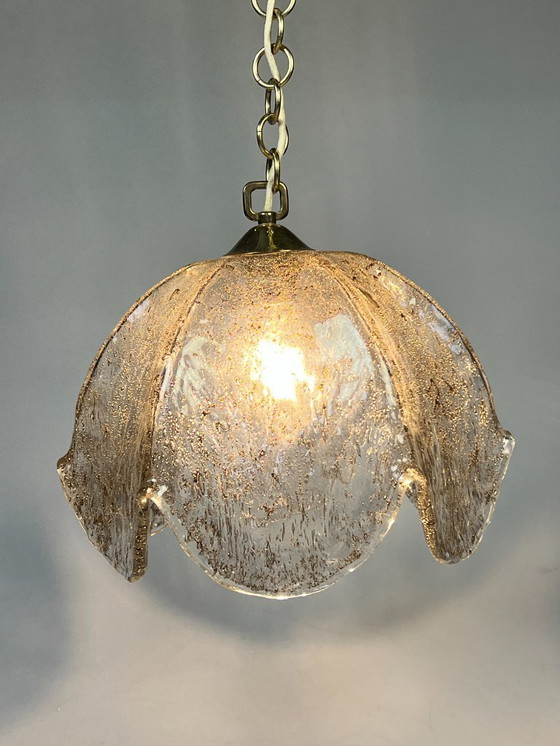 Image 1 of Vintage Smoked Glass Pendant Lamp, Kaiser Leuchten, Germany 1960s/1970s