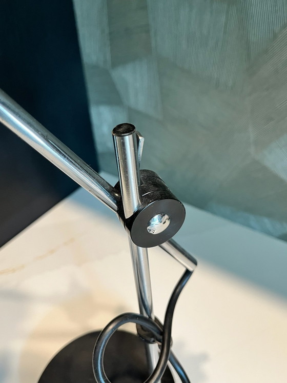 Hala Leuchten Schreibtischlampe, Schreibtischlampen, Metall, Chrom, Schwarz (Foto 6 von 10)