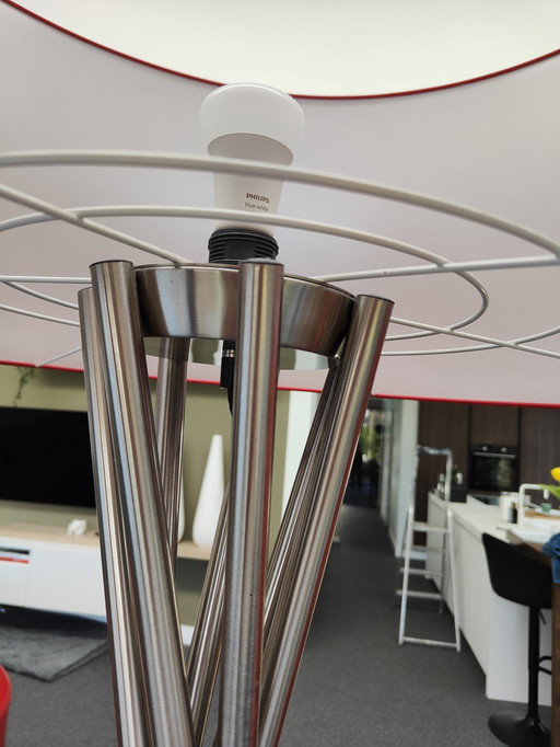 Vloerlamp/Schemerlamp Met Rode Kap