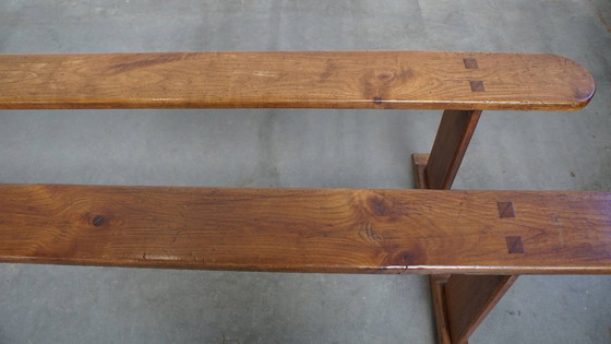 Image 1 of 2 x Panca da sala francese antica/ panca per tavolo da pranzo