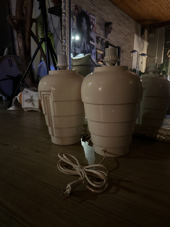 Image 1 of Vintage art deco lampen 