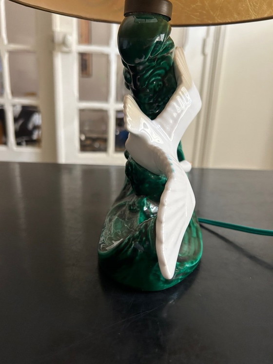 Image 1 of Keramische lamp Oiseau 1950