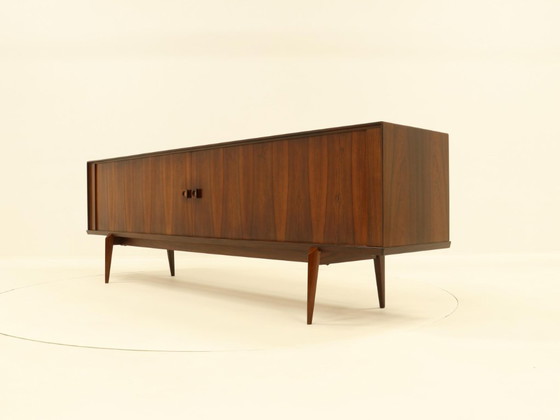 Image 1 of Grande credenza in palissandro con ante a tamburo di Oswald Vermaercke per V-Form, Belgio, anni '60