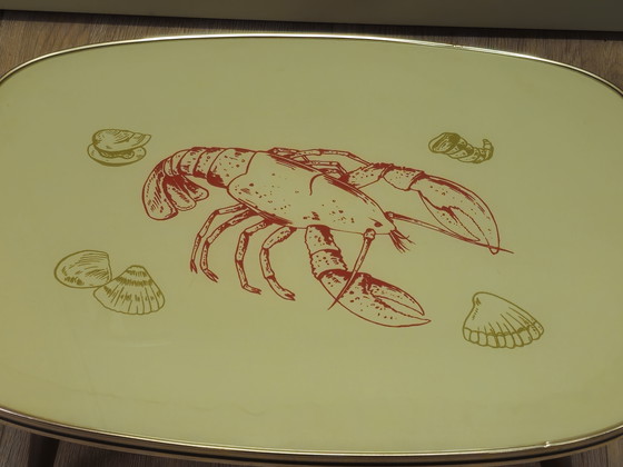 Image 1 of Table d'appoint vintage en forme de homard