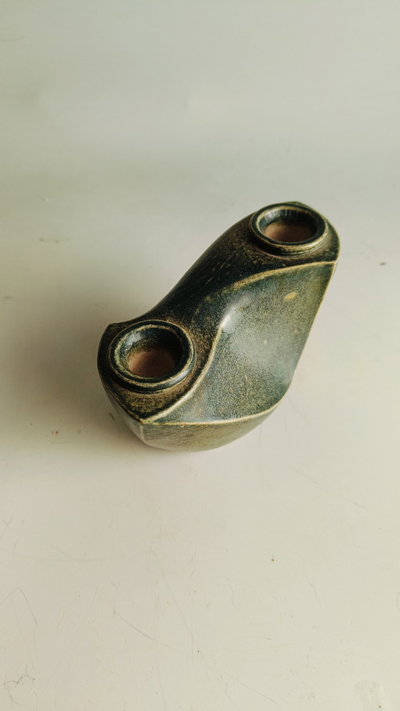 Image 1 of Keramiek Vintage Kandelaar Scorewald