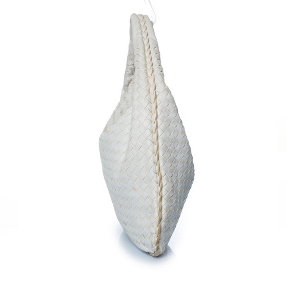 Bottega Veneta, Bolso Hobo Intrecciato en Blanco – Bolsos de hombro, Lambskin (photo 5 of 17)