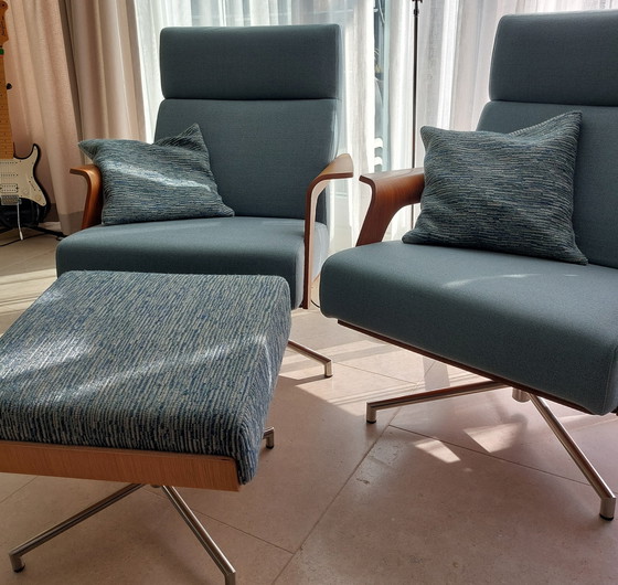 Image 1 of 2x sillones Harvink de Kaap más 1x otomana