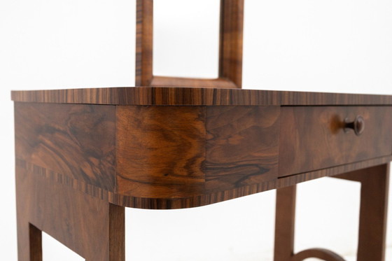 Image 1 of Tocador Art Decó con silla, Polonia, ca. 1930.