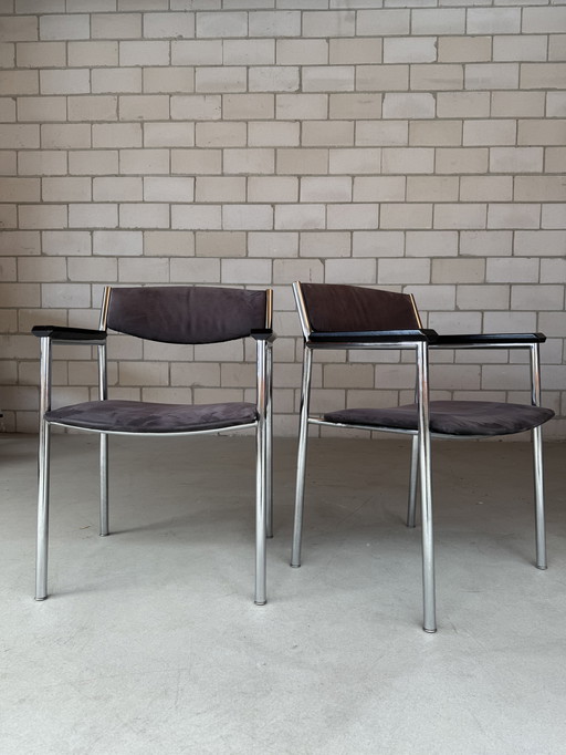 4x Gijs van der Sluis armchair