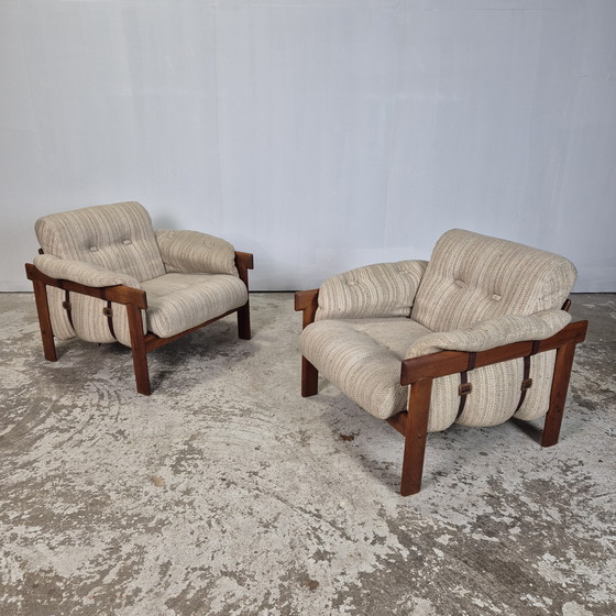 Image 1 of H.W. Klein Bramin vintage jaren 60 lounge relax stoelen teak