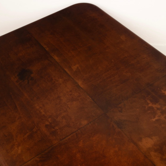 Table basse modèle 2315 en parchemin par Giorgio Tura pour Aldo Tura Milano, 1980 – Tables basses (photo 16 of 27)