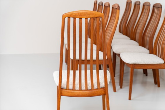 Set van 10 Eetkamerstoelen van Kai Kristiansen voor Schou Andersen (Denemarken, jaren 50) – Wood, Vintage (photo 11 of 11)