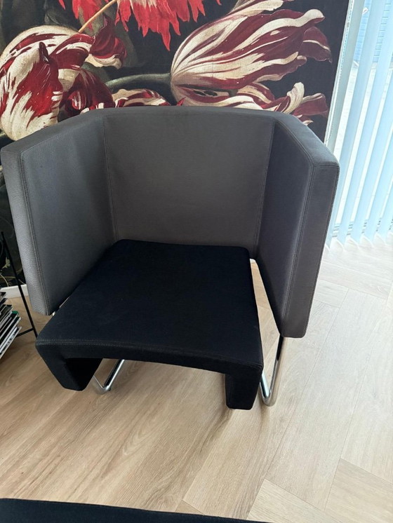 Image 1 of Designer chair with footstool