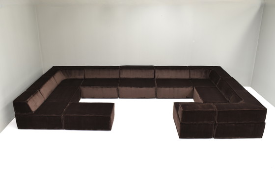Image 1 of 21-piece COR TRIO corner sofa by COR Furniture *New upholstery*, Switzerland / Germany - 1972
