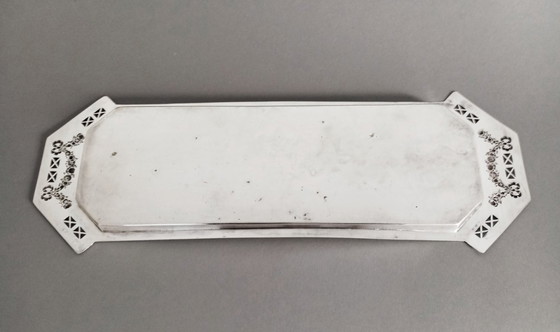 Image 1 of Argentor secessionist/jugendstil silver-plated tray cca 1905 Vienna