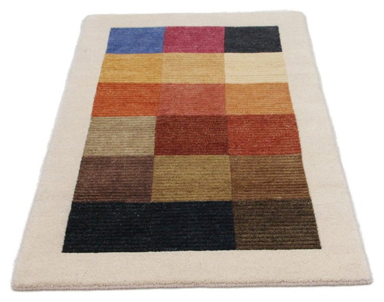 Modern Designer hand-knotted Wool Rug New & Unused 159 x 92 cm, Rugs & carpets, Multi Color (photo 3 of 9)