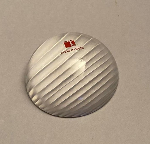Paperweight and Magnifying Glass by Carlo Moretti, master glassmaker from Murano