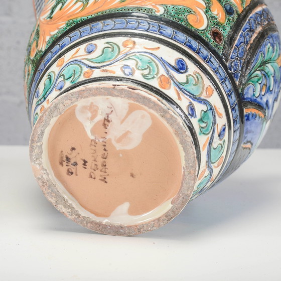 Pair of Mid-20th Century Deruta Vases – Ceramic, Vintage (photo 17 of 19)