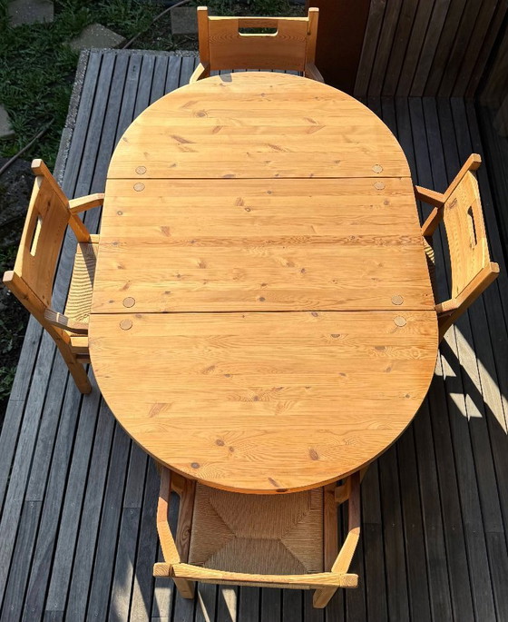 Image 1 of Set da pranzo Tage Poulsen/GM Møbler/CJ Rosengaarden