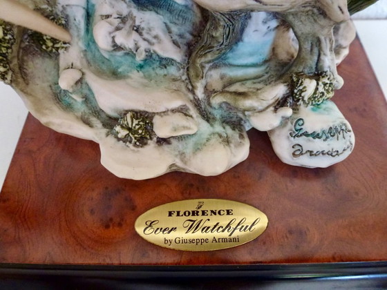 Giuseppe Armani "Ever Watchful" – Limited Edition (142/3000) – Florence 1997. – Beeldhouwkunst, Porcelain (photo 4 of 20)