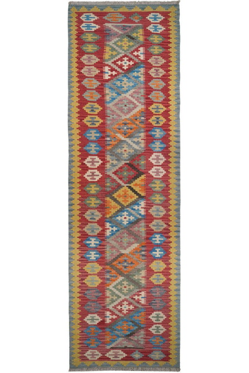 Hand-woven kilim gashgai 303 x 89 cm