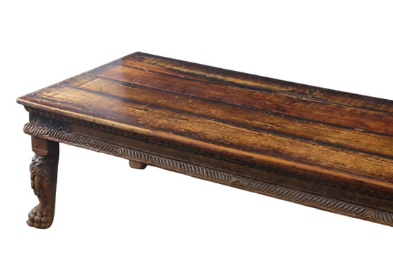 Image 1 of authentischer indischer Opiumtisch als Couchtisch