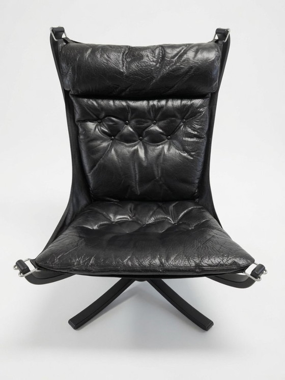 Image 1 of Chaise longue Falcon par Sigurd Ressell pour Vatne Møbler, Norvège.