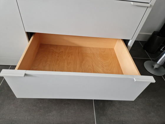 Pastoe Sideboard grau L Serie mit Gebrauchsspuren. – Holz (photo 4 of 5)