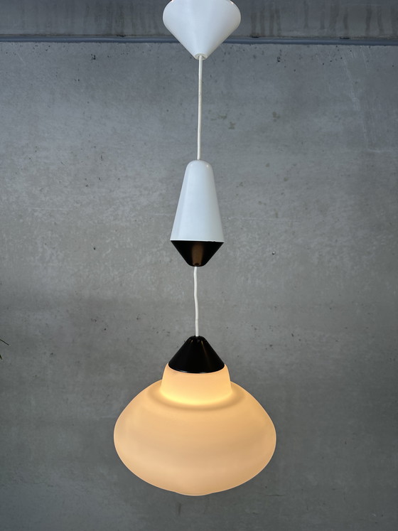 Image 1 of Vintage opaline hanglamp - Philips