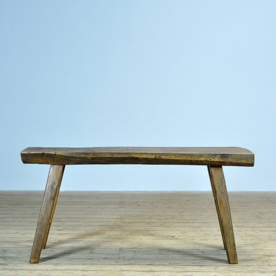 Eichen-Metzgertisch, circa 1920 – Konsolen, Holz (photo 2 of 11)