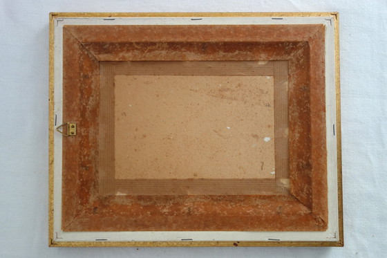 Image 1 of 2 Alphonsief boeket bloemstillevens, jaren 40/50