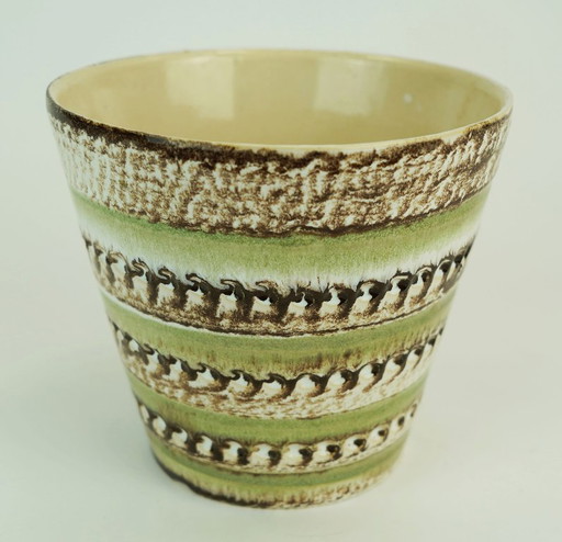 Vaso per piante in stile Mid-Century degli anni '60, prodotto da Spara-Keramik, Germania Ovest. – plantenbak (photo 2 of 9)