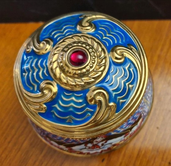 Image 1 of Faberge Spieluhr Franklin Mint Petruschka