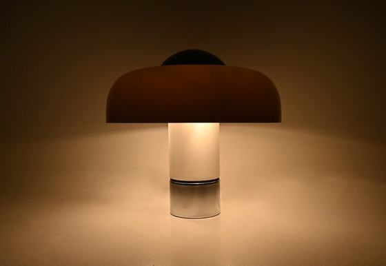 Brumbury Lamp by Luigi Massoni for Harvey Guzzini, 1970s – Table lamps, Metal, Plastic (photo 3 of 15)