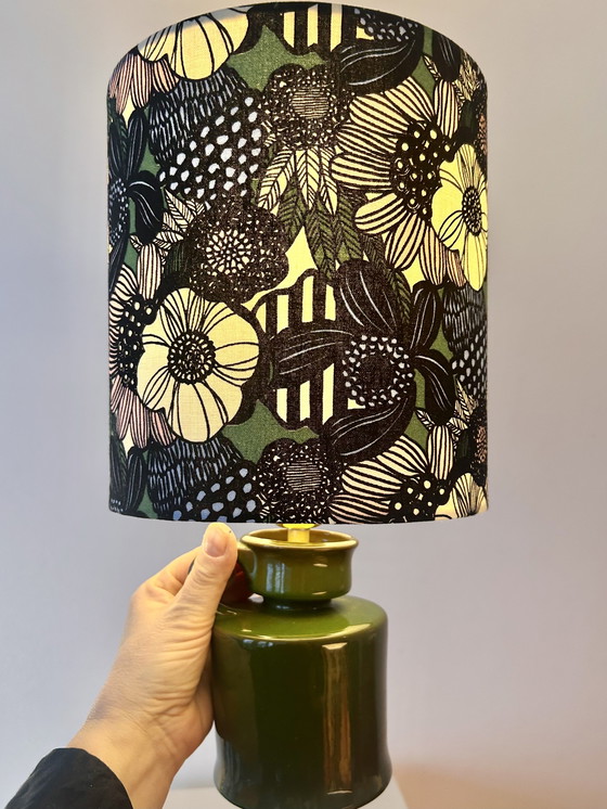 Image 1 of Modern, wireless lamp duo - upcycled from a vintage vase -