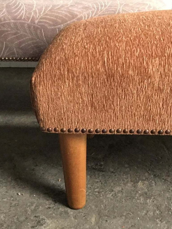 Set di pouf in faggio, anni '60 – Poggiapiedi e pouf, Legno (photo 7 of 9)