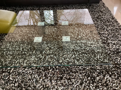 Designer glass coffee table Abel