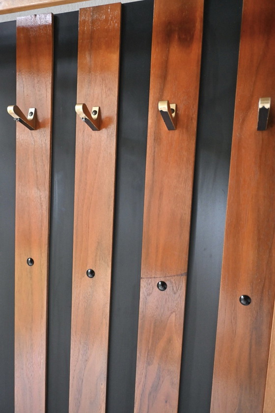 Guardaroba elegante anni '50, Armadi contenitori, Legno, Vetro, Marrone (foto 4 di 10)