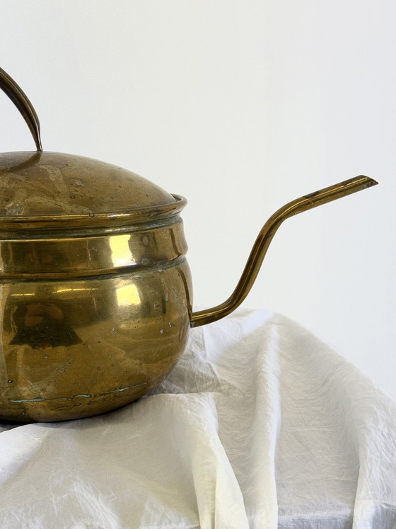 Image 1 of Regadera antigua de latón