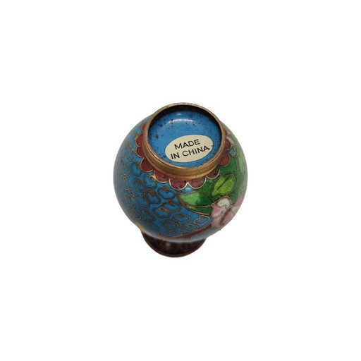 Vintage Mini Cloisonné Vaasje