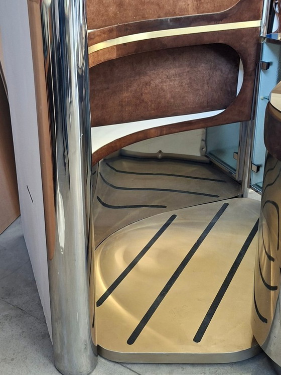 Image 1 of Iconico Mobile Bar di Design – Stile Willy Rizzo, Anni '70